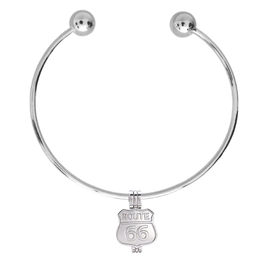 Route 66 Bracelet with Keepsake Cage Pendant