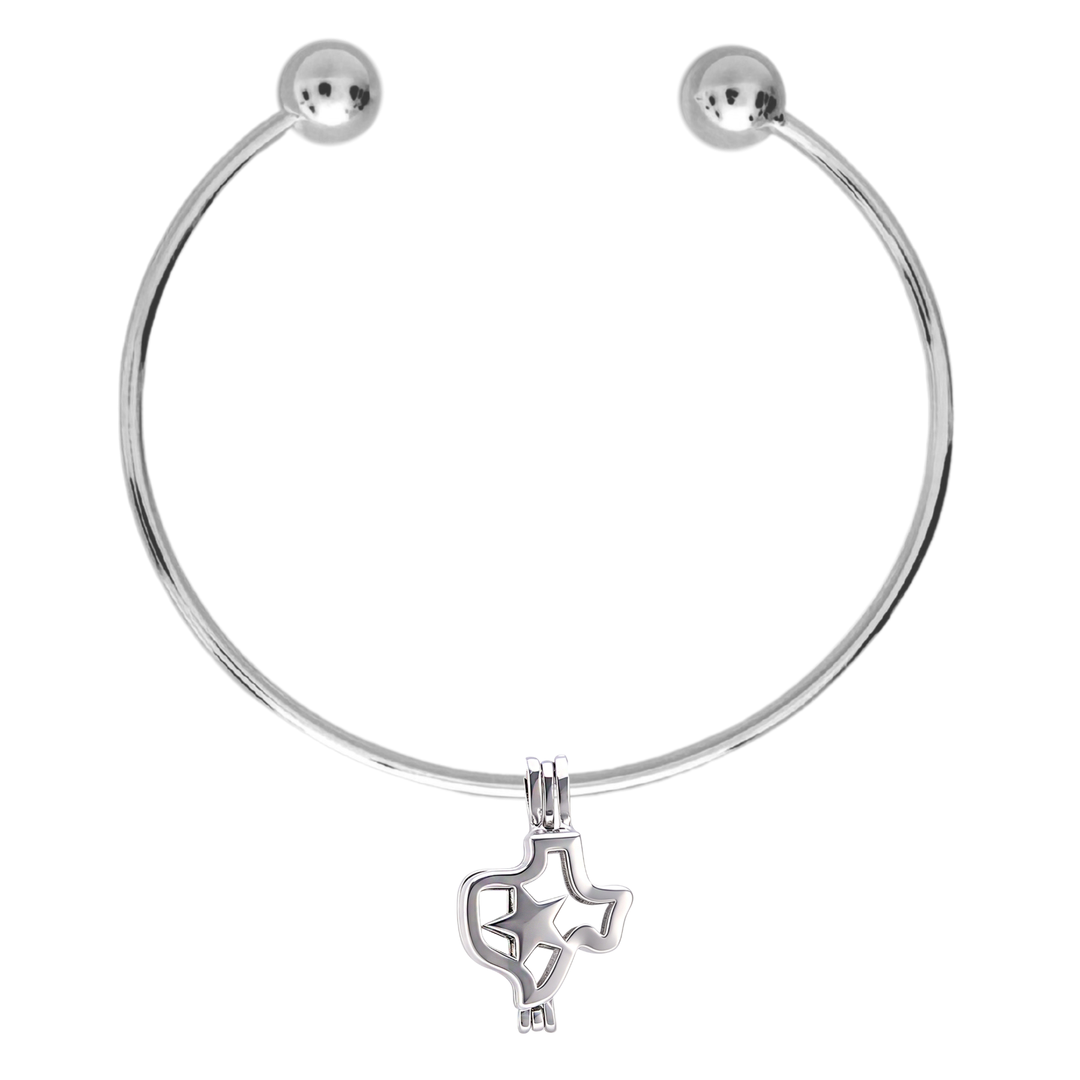 DIY Bracelet Texas Keepsake Cage Pendant