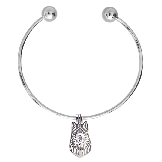 DIY Bracelet Wolf Keepsake Cage Pendant