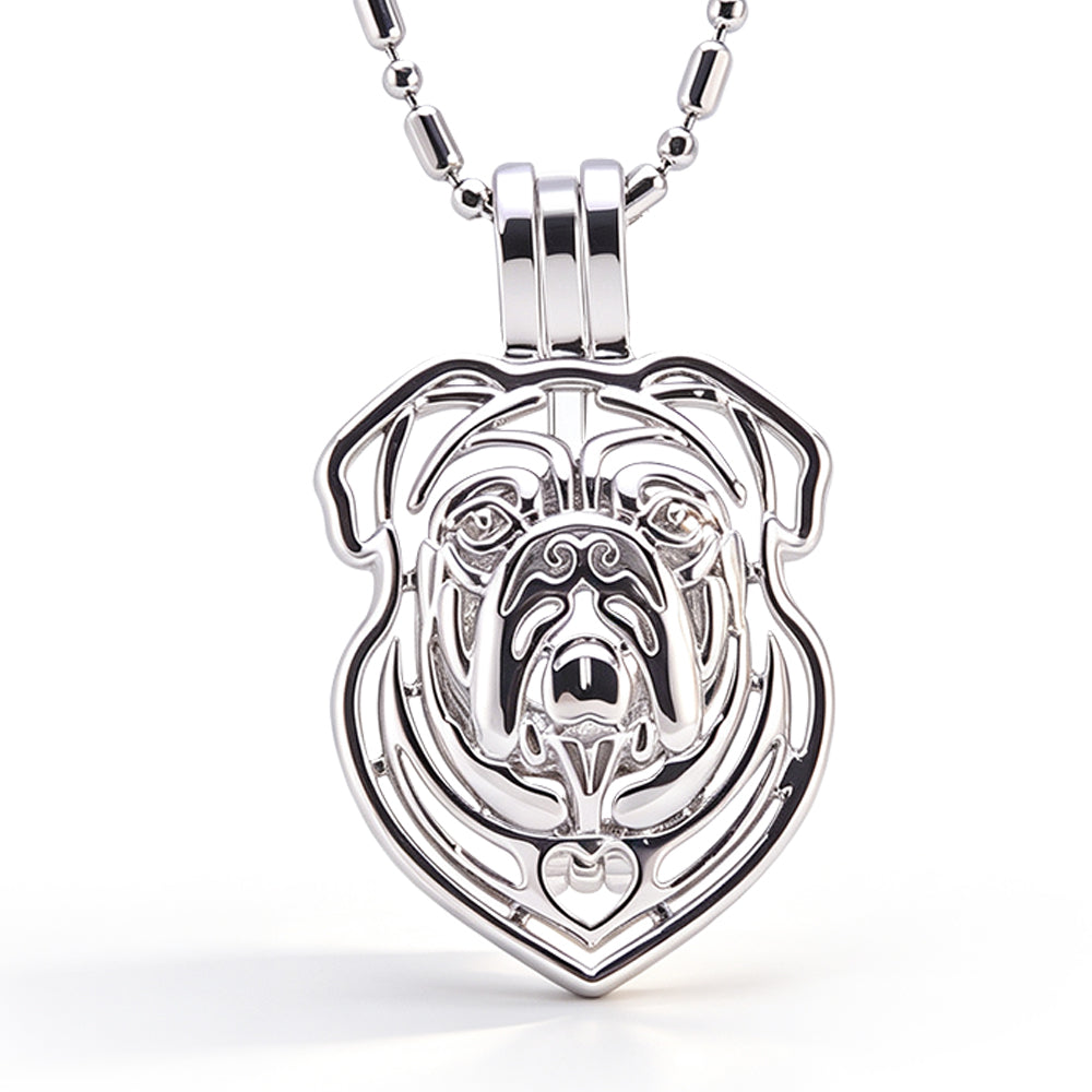 DIY Bulldog Keepsake Cage Pendant