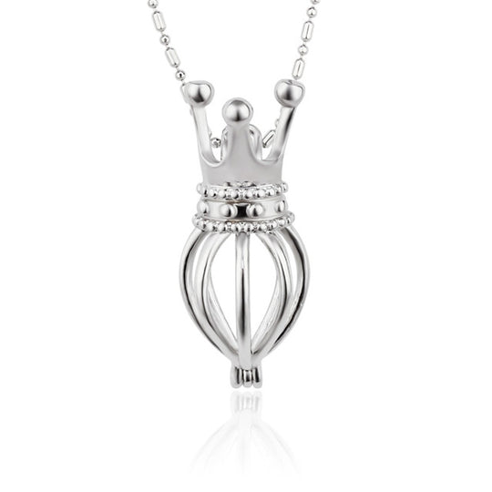 DIY Crown Top Keepsake Pearl Discover Necklace