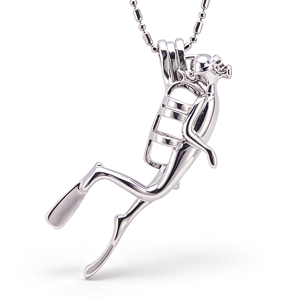 DIY Diver Keepsake Cage Pendant