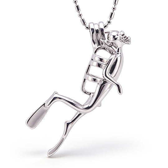 DIY Diver Keepsake Cage Pendant