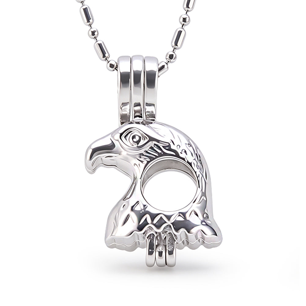 Eagle Keepsake Cage Pendant