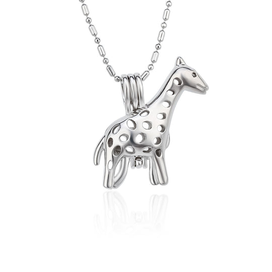 DIY Giraffe Keepsake Pearl Discover Necklace
