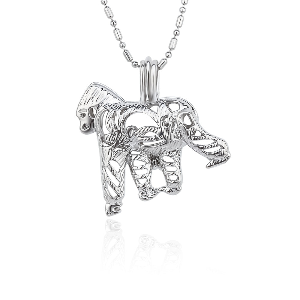 DIY Gorilla Keepsake Pearl Discover Necklace