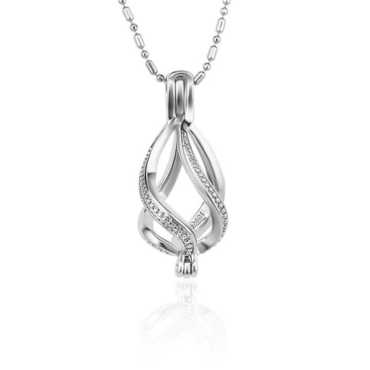 DIY Large Drop Keepsake Pearl Discover Necklace