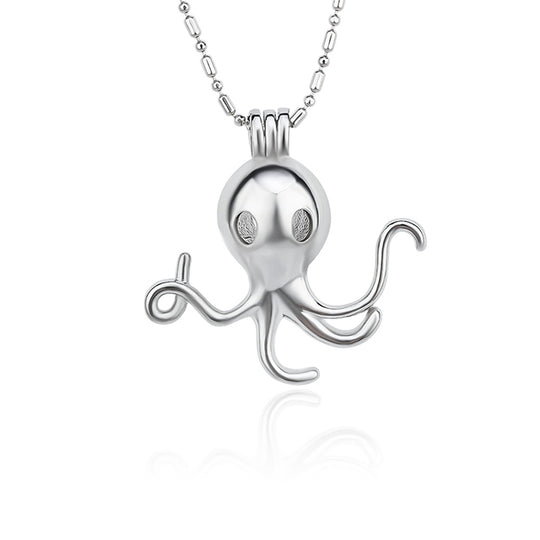 DIY Octopus Keepsake Pearl Discover Necklace