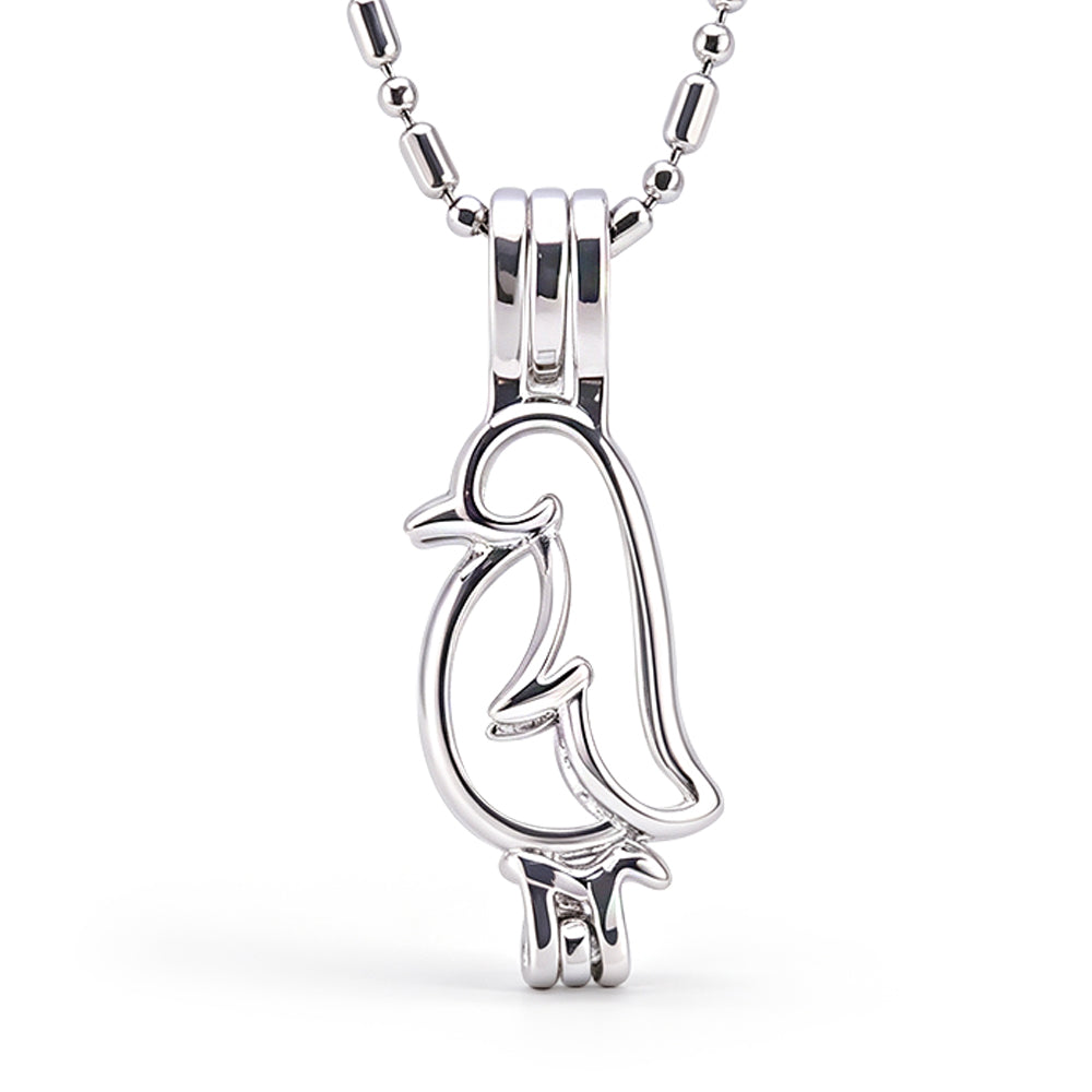 Penguin2 Keepsake Cage Pendant