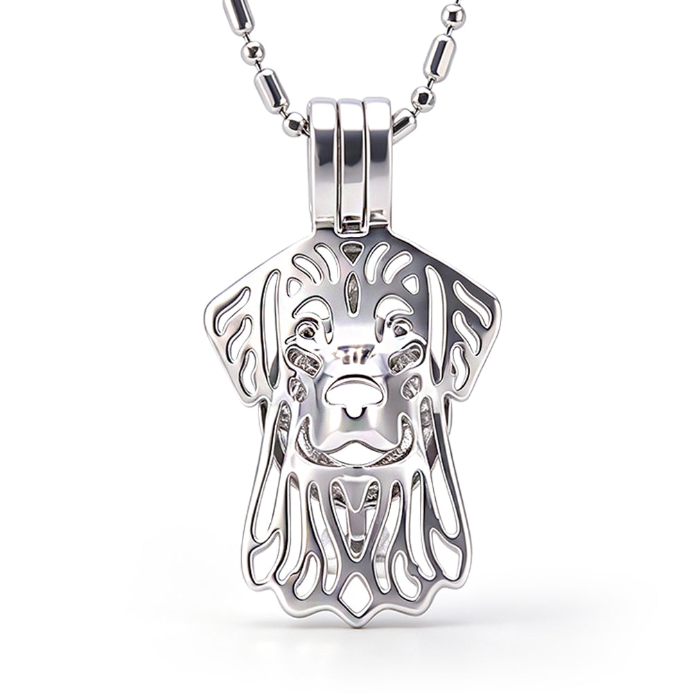 Retriever Keepsake Cage Pendant