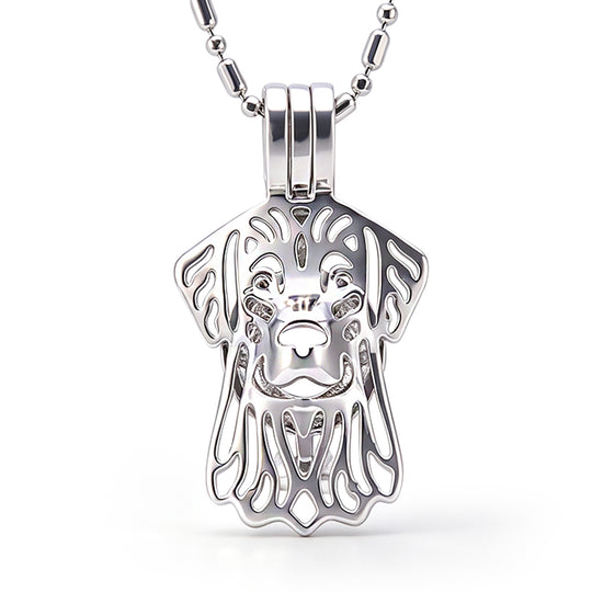 Retriever Keepsake Cage Pendant