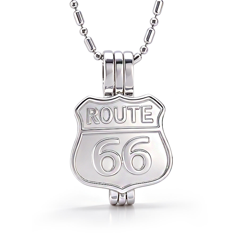 DIY Route 66 Keepsake Cage Pendant