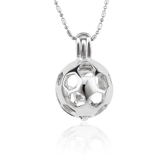 DIY Soccer Ball Pearl Discover Necklace