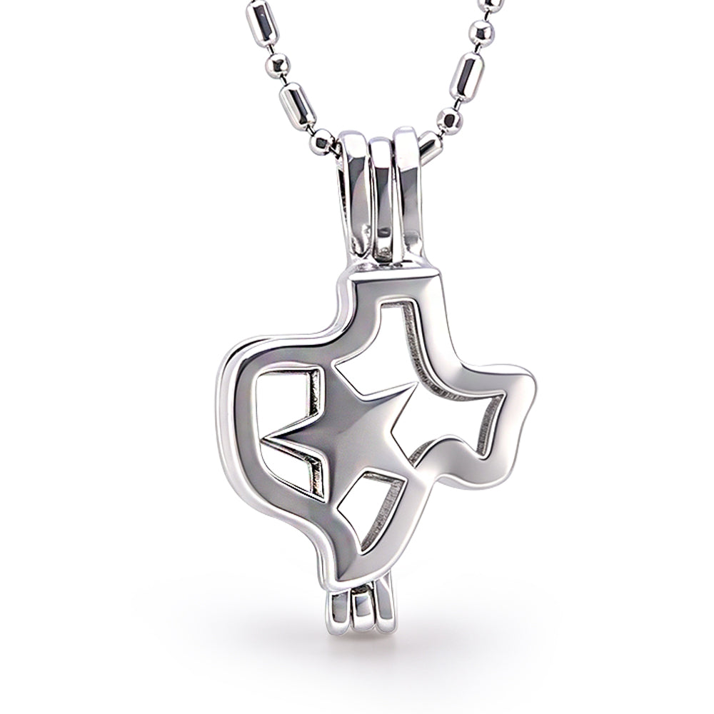 DIY Texas Keepsake Cage Pendant