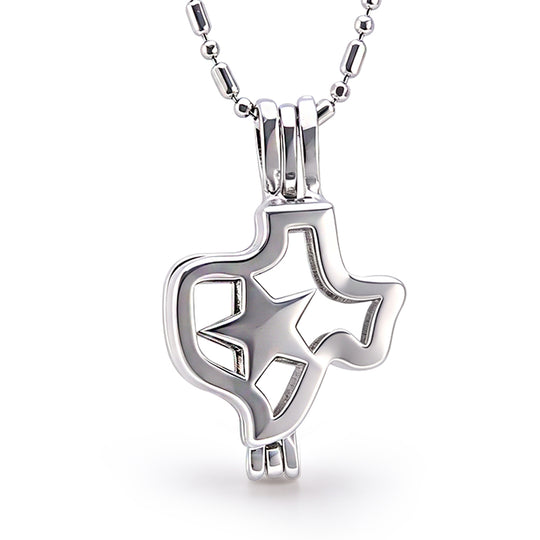 DIY Texas Keepsake Cage Pendant