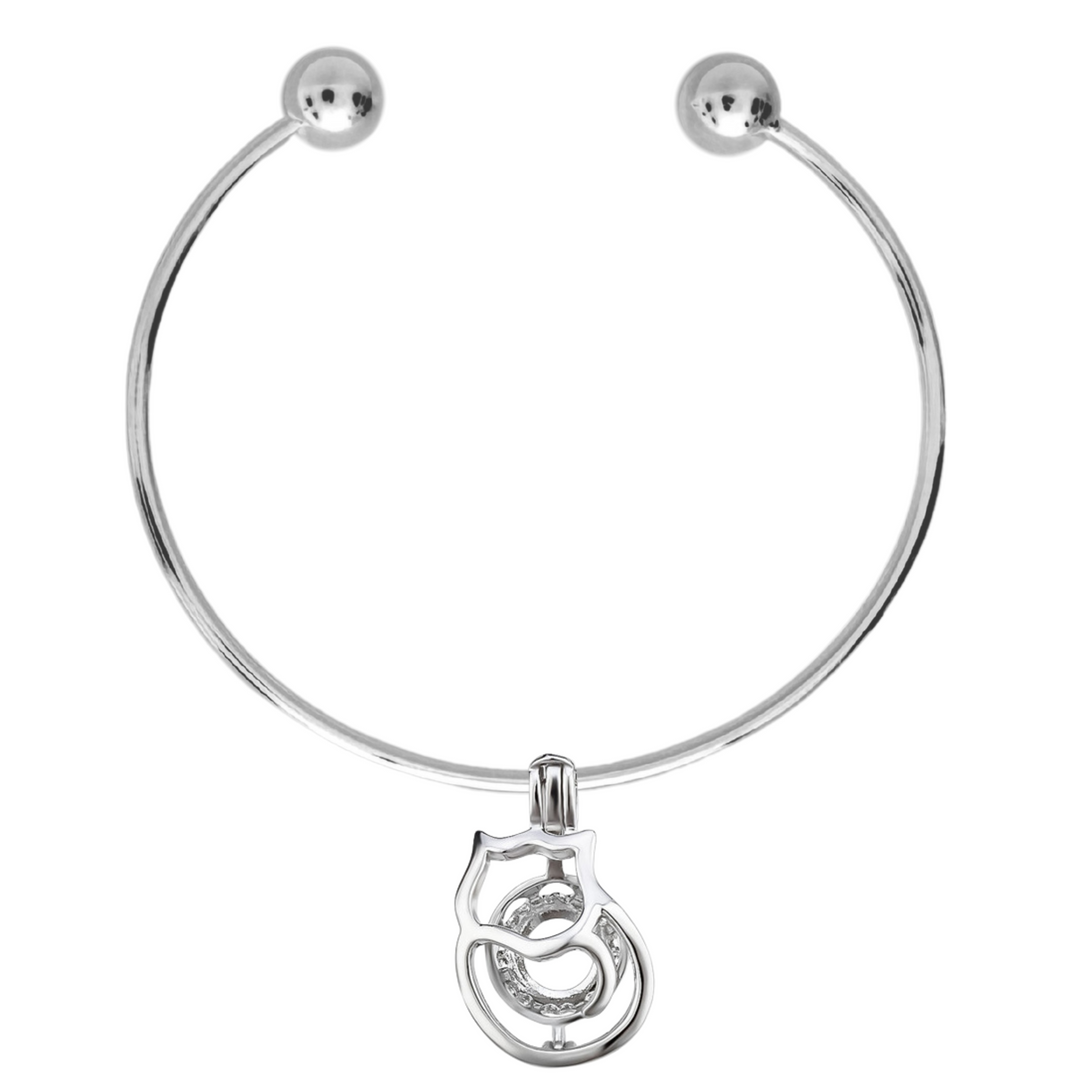 DIY Cat Outline Charm Bracelet