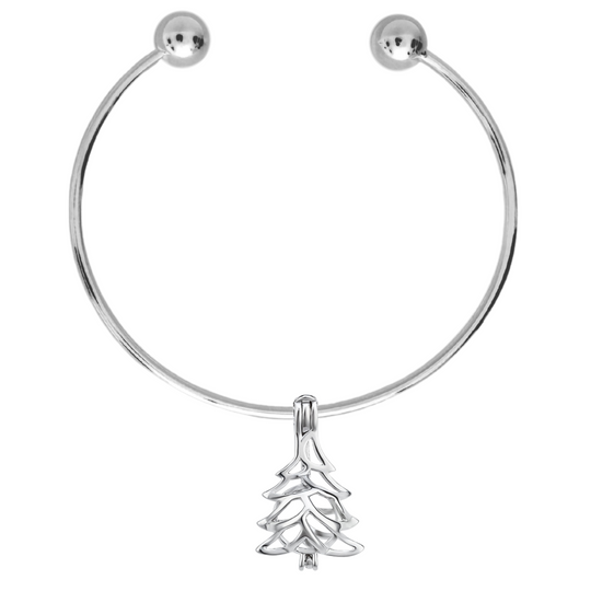 DIY Christmas Tree Charm Bracelet