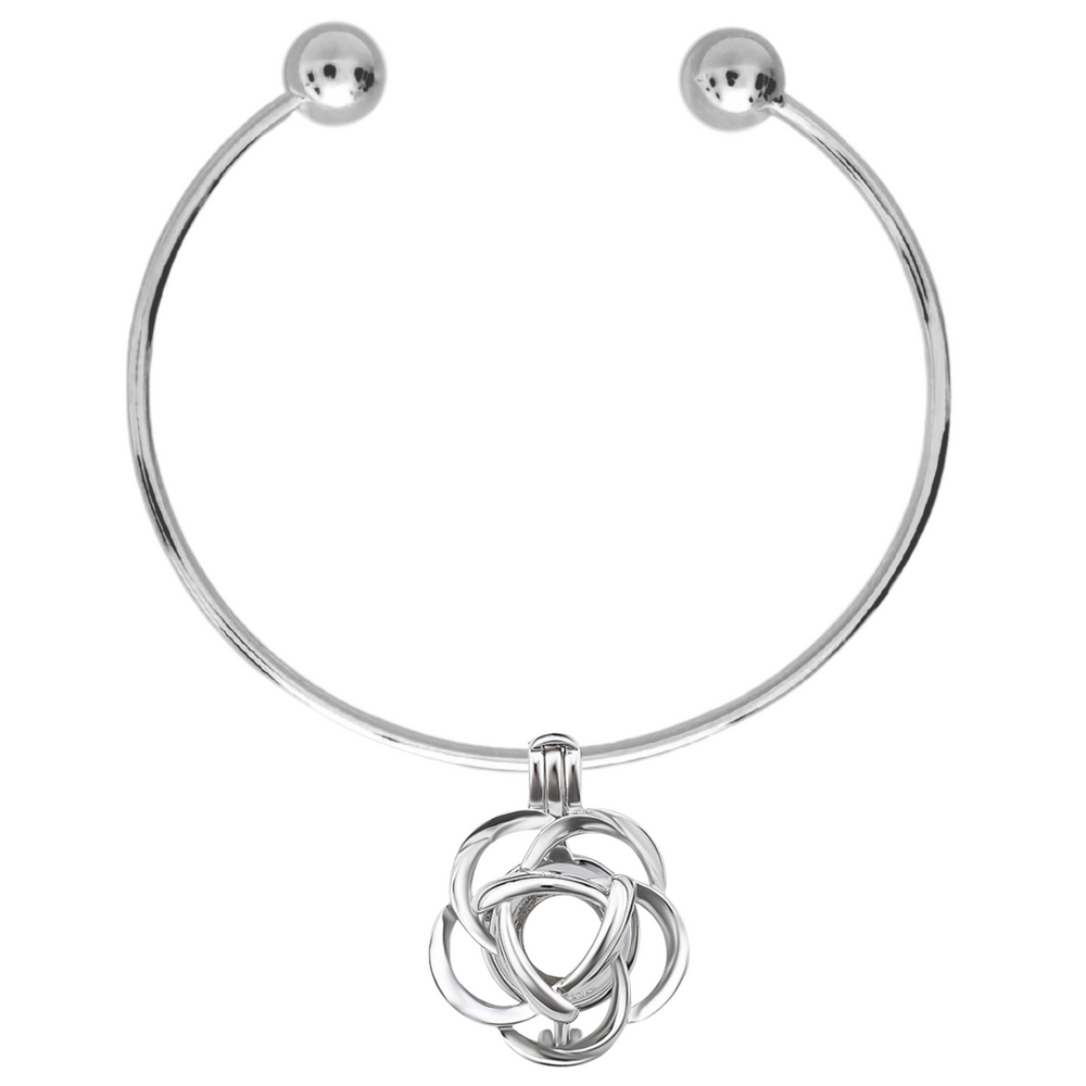 DIY Flower Charm Bracelet
