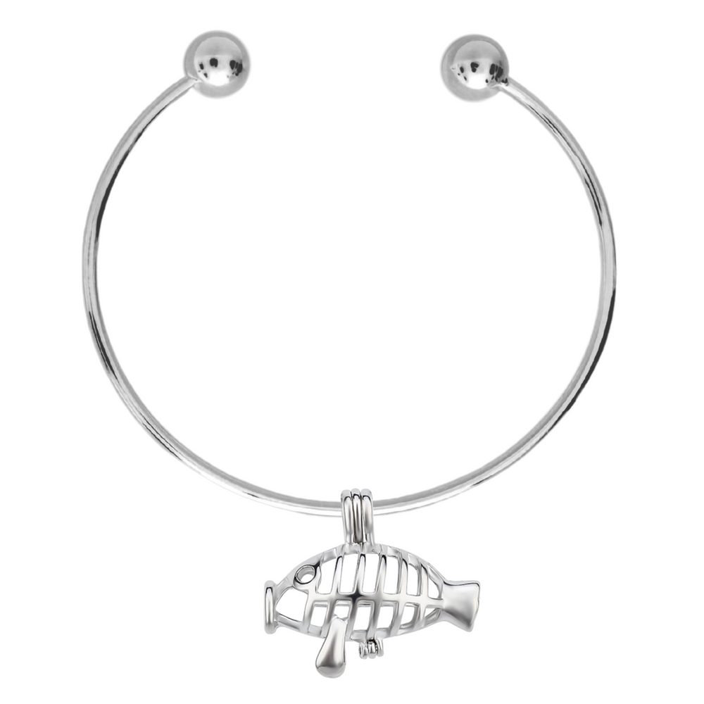 DIY Fish Bones Charm Bracelet