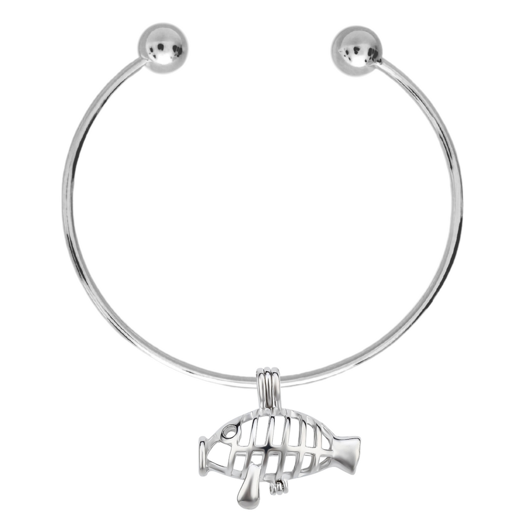 DIY Fish Bones Charm Bracelet