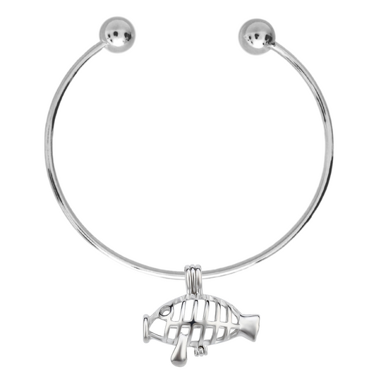 DIY Fish Bones Charm Bracelet