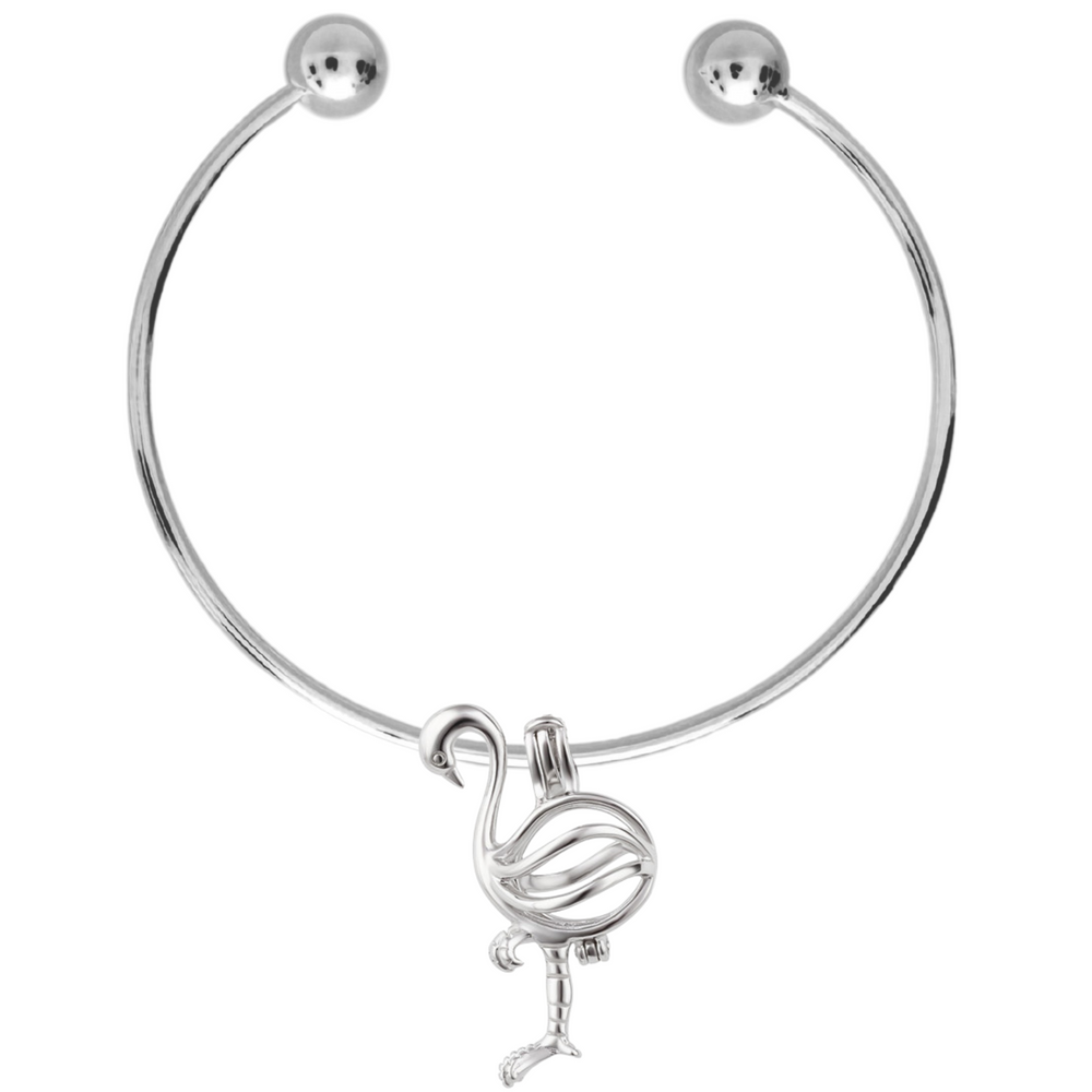 DIY Flamingo Charm Bracelet