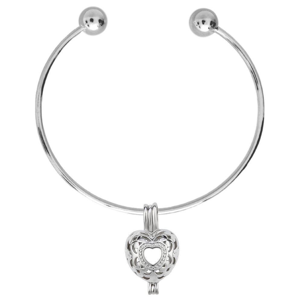 DIY Heart Charm Bracelet