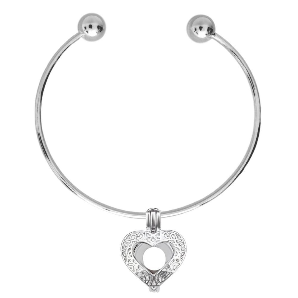 DIY Heart 2 Charm Bracelet