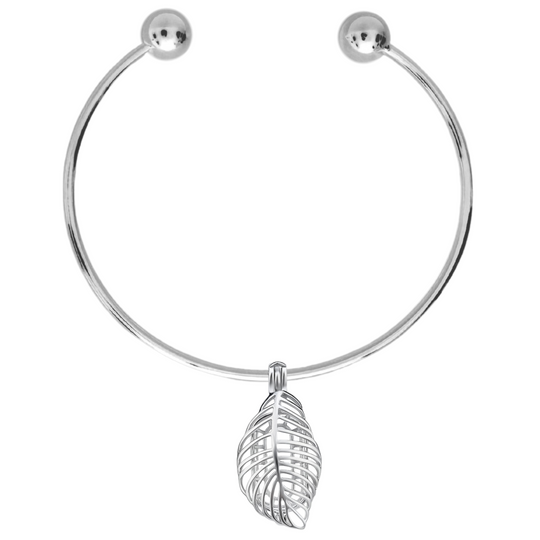 Keepsake Drifting Leaf Charm Bracelet
