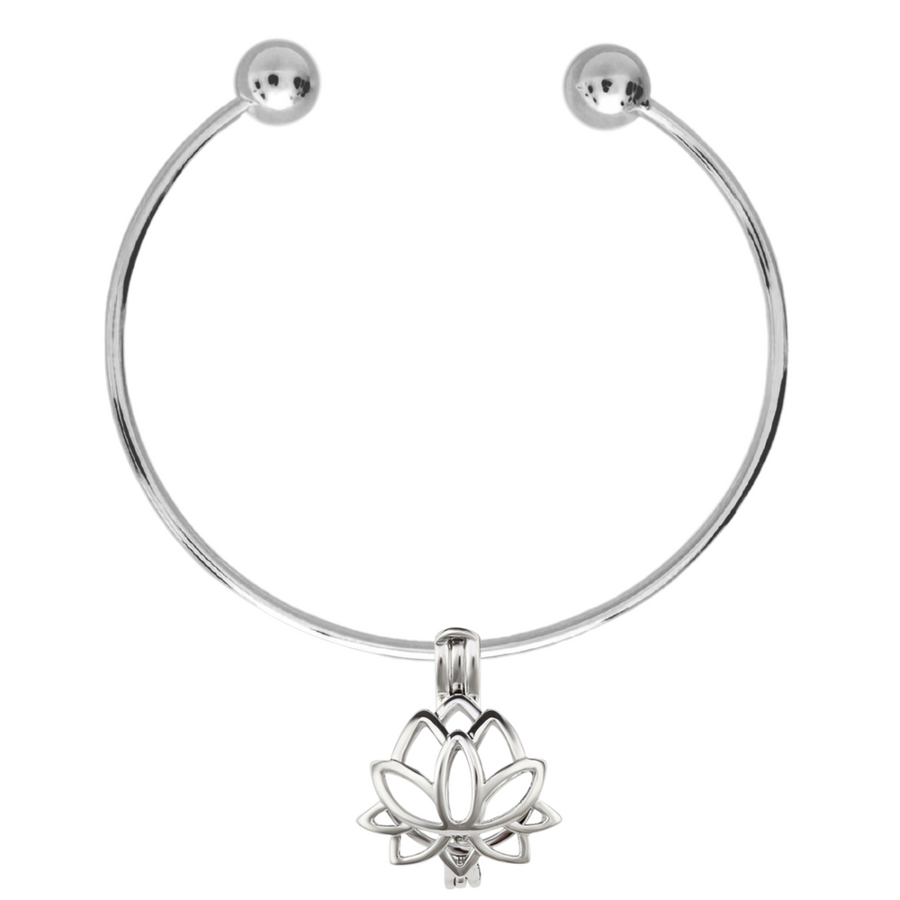 DIY Lotus Charm Bracelet