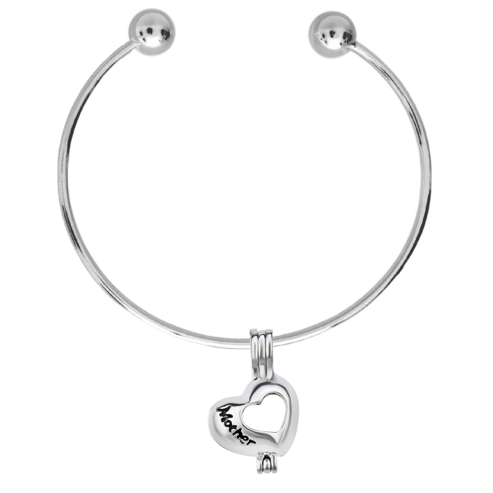 DIY Mothers Heart Charm Bracelet
