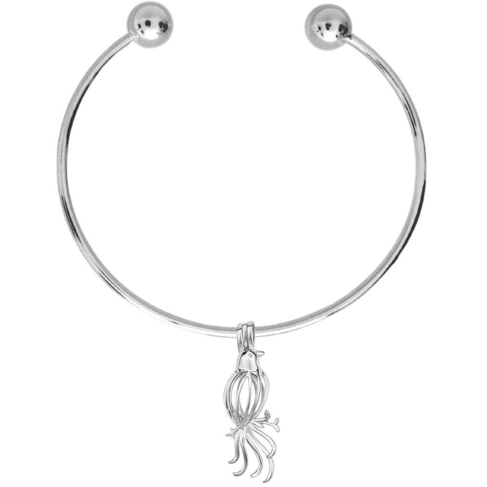 DIY Peacock Charm Bracelet