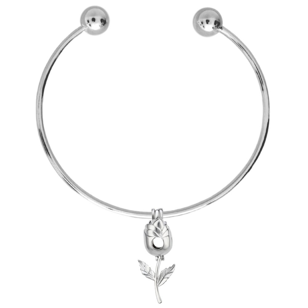 DIY Rose Charm Bracelet