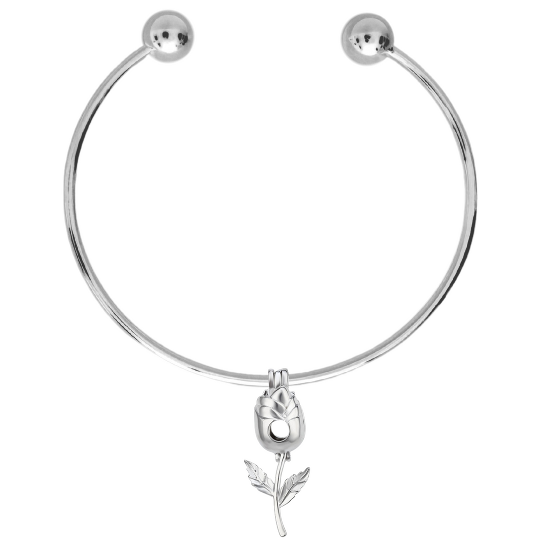 DIY Rose Charm Bracelet