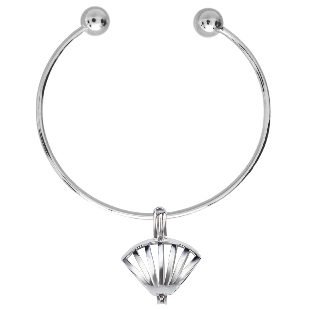 DIY Oyster Shell Charm Bracelet