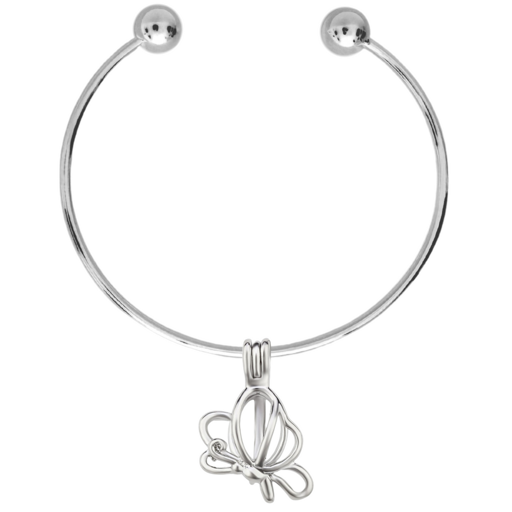 DIY Side Butterfly Charm Bracelet