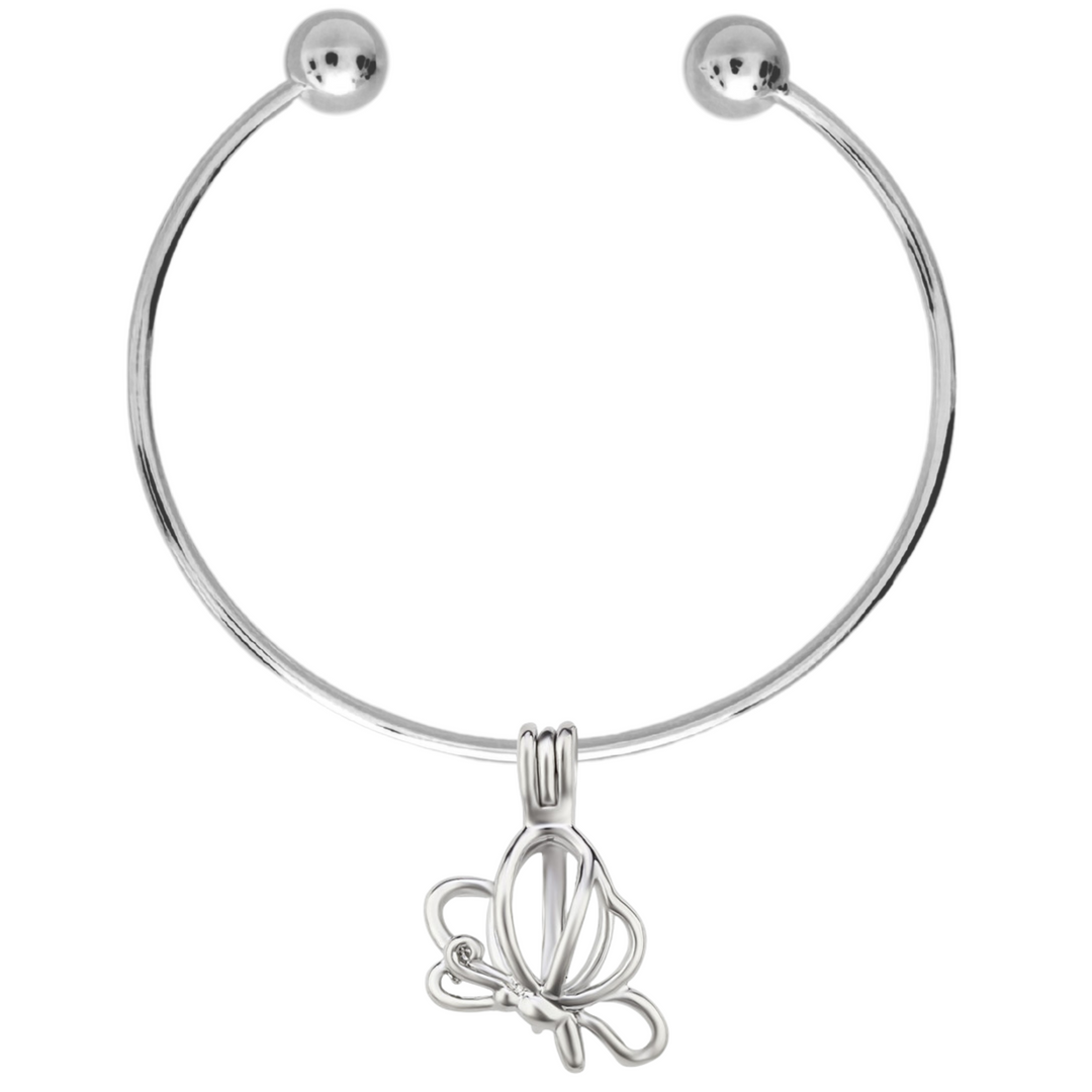 DIY Side Butterfly Charm Bracelet