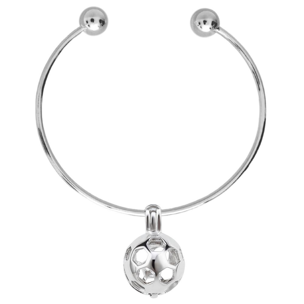 DIY Soccer Ball Charm Bracelet