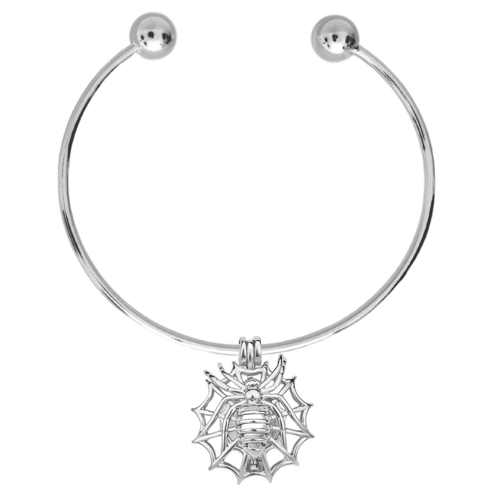 DIY Spiderweb Charm Bracelet