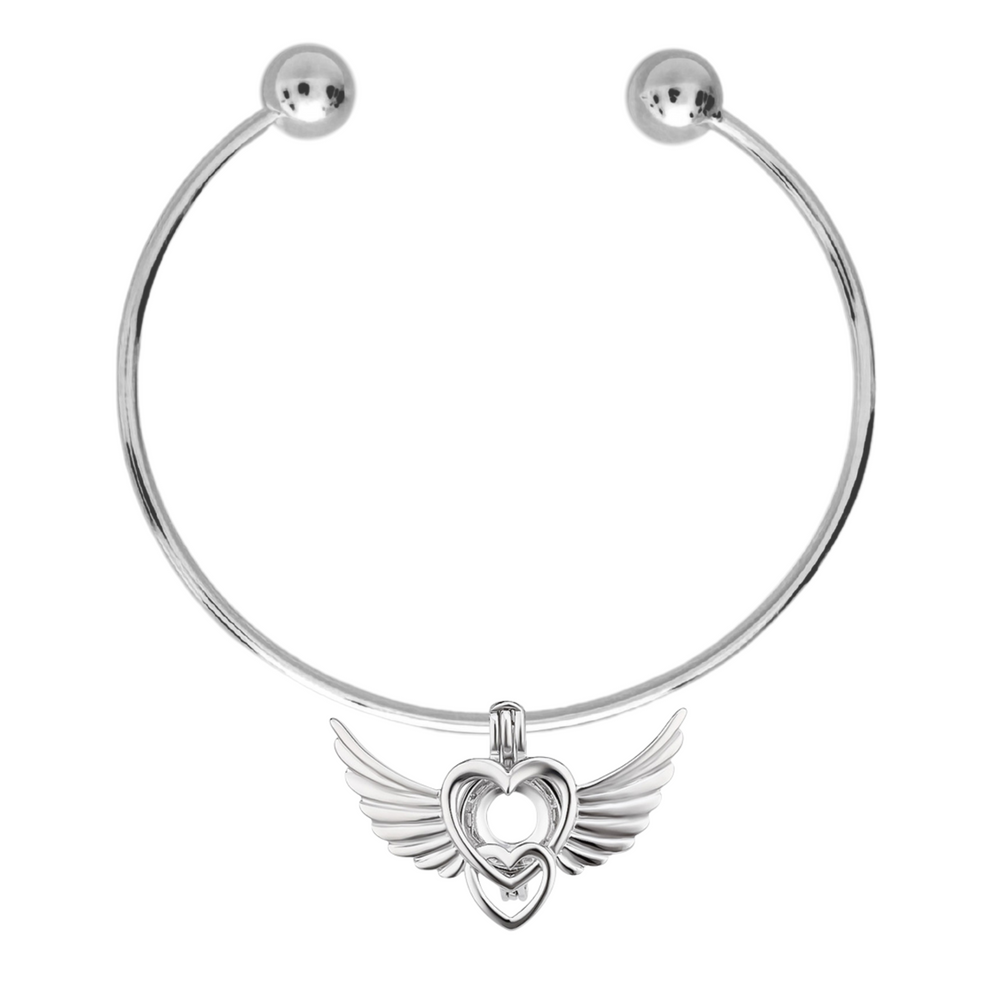 DIY Winged Heart Charm Bracelet