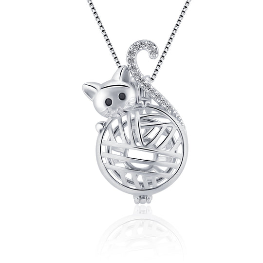 Sterling Silver Ball Of Yarn Pendant