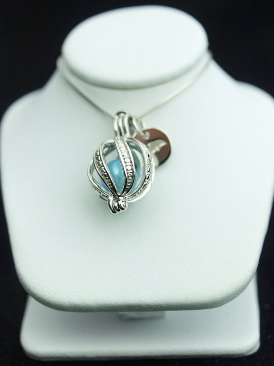 Sterling Silver Large Elegant Locket Pendant