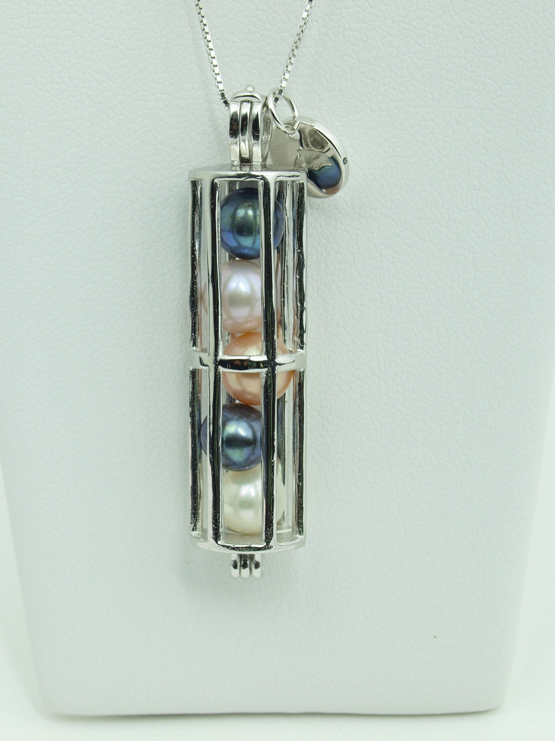 Sterling Silver Large Bars Pendant