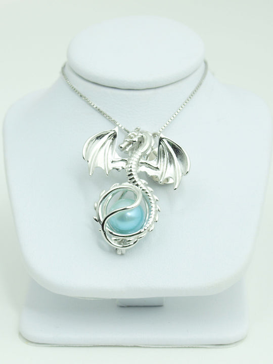 Sterling Silver Dragon Pendant