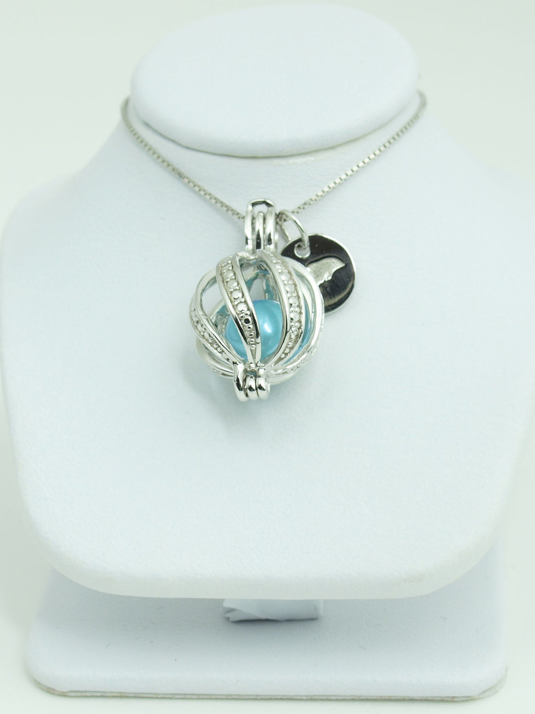 Sterling Silver Large Elegant Locket Pendant