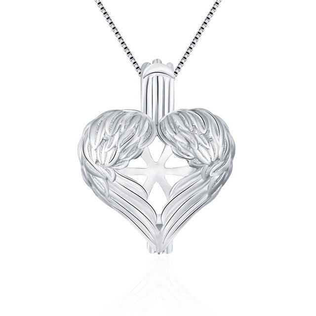 Sterling Silver Angel Wings Pendant