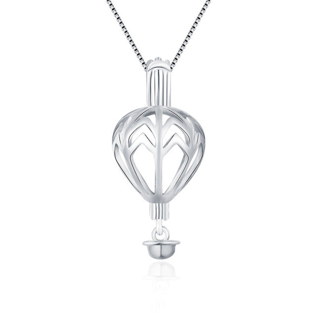 Sterling Silver Hot Air Balloon Pendant