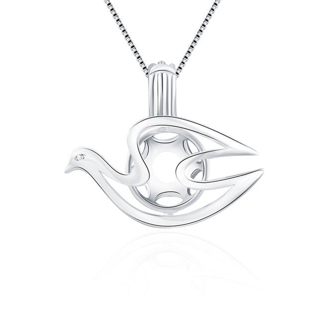 Sterling Silver Dove Pendant