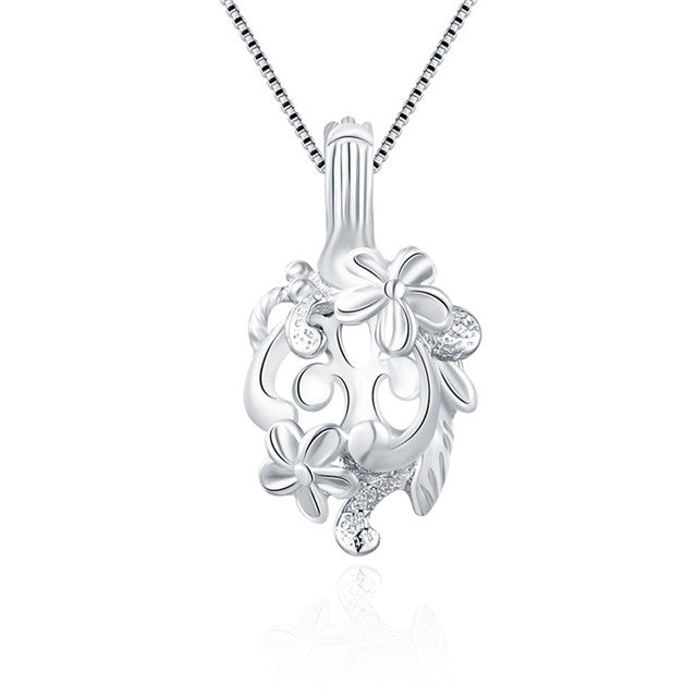 Sterling Silver Flower Pendant