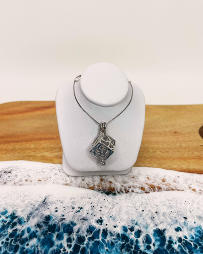 Sterling Silver Love Cube Pendant